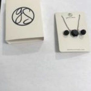 Gemma Stone Necklace and Earring Set